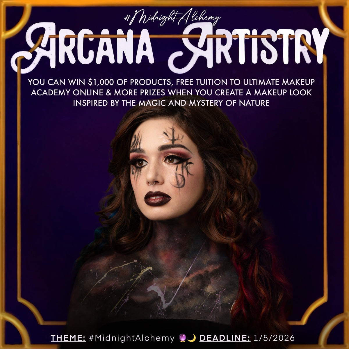 #ArcanaArtistry Makeup Contest | Theme: #MidnightAlchemy (DEADLINE 1/5 ...