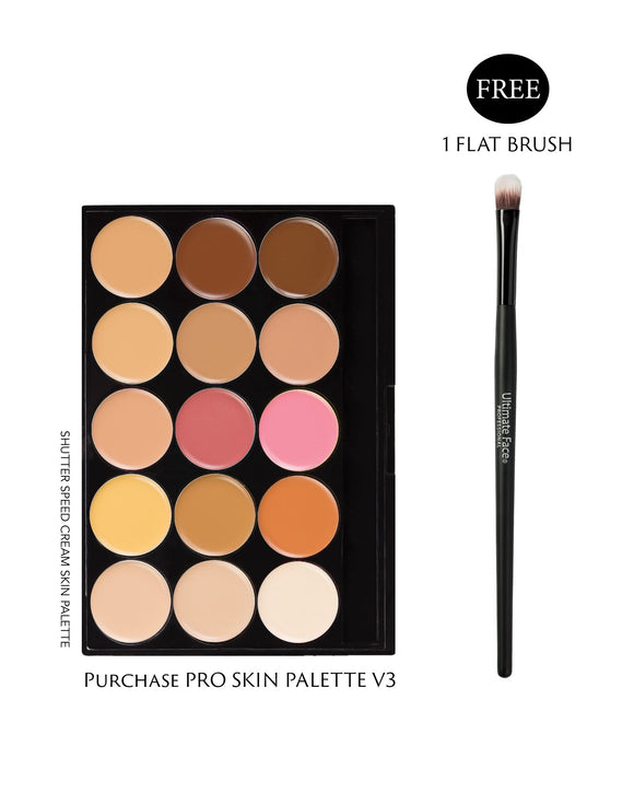 Ultimate Face® Shutter Speed Skin Palette & Flat Brush Special!